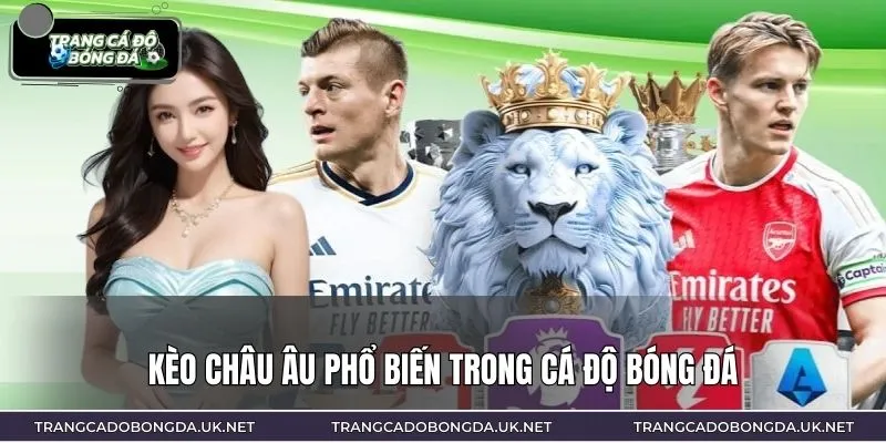 Kèo châu Âu phổ biến trong cá độ bóng đá