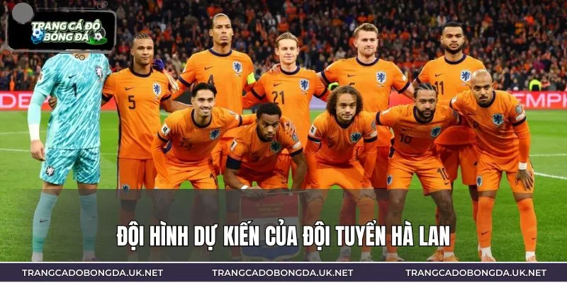 Nắm rõ các cầu thủ ra sân của đội tuyển Hà Lan
